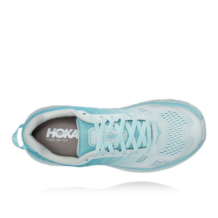 Women's Hoka Clifton 6 Road Running Shoes Blue | US37CGVXL