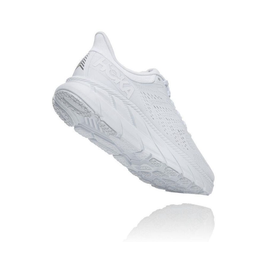 Women's Hoka Clifton 7 Road Running Shoes White | US07ZNCSA