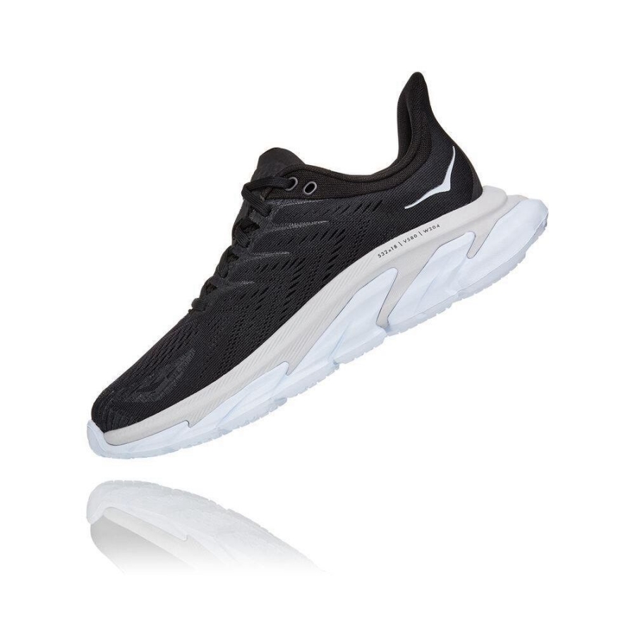 Women's Hoka Clifton Edge Road Running Shoes Black | US56DJKGV