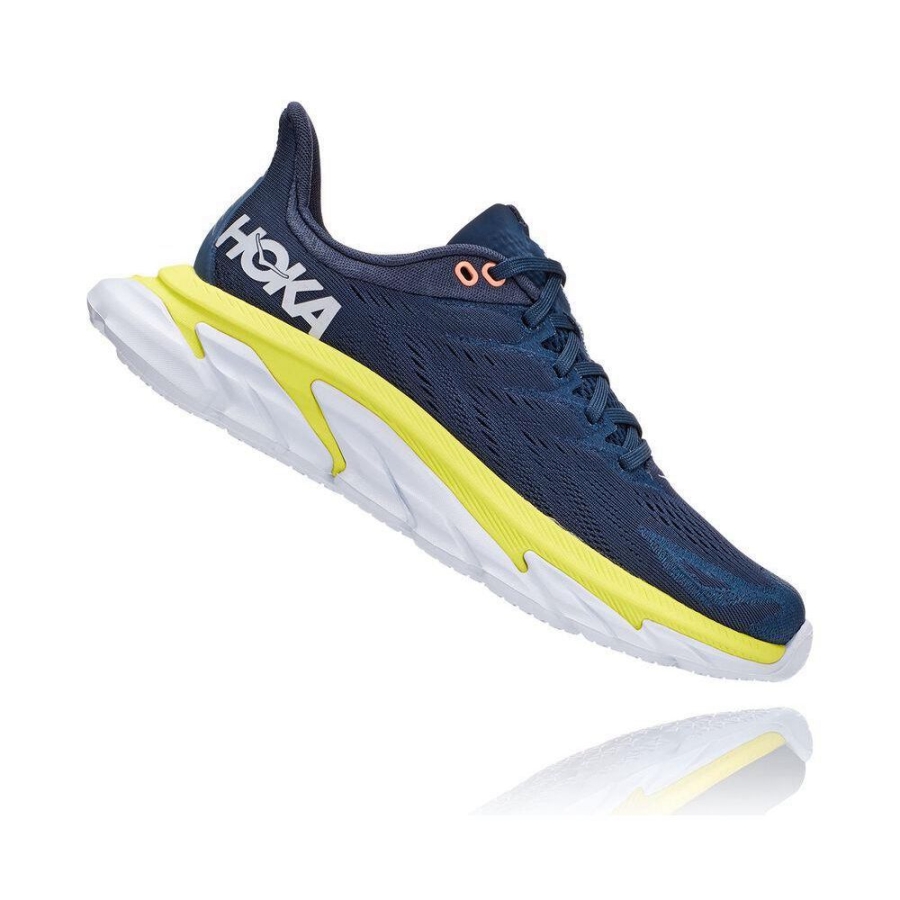 Women's Hoka Clifton Edge Road Running Shoes Navy | US56MYNLW