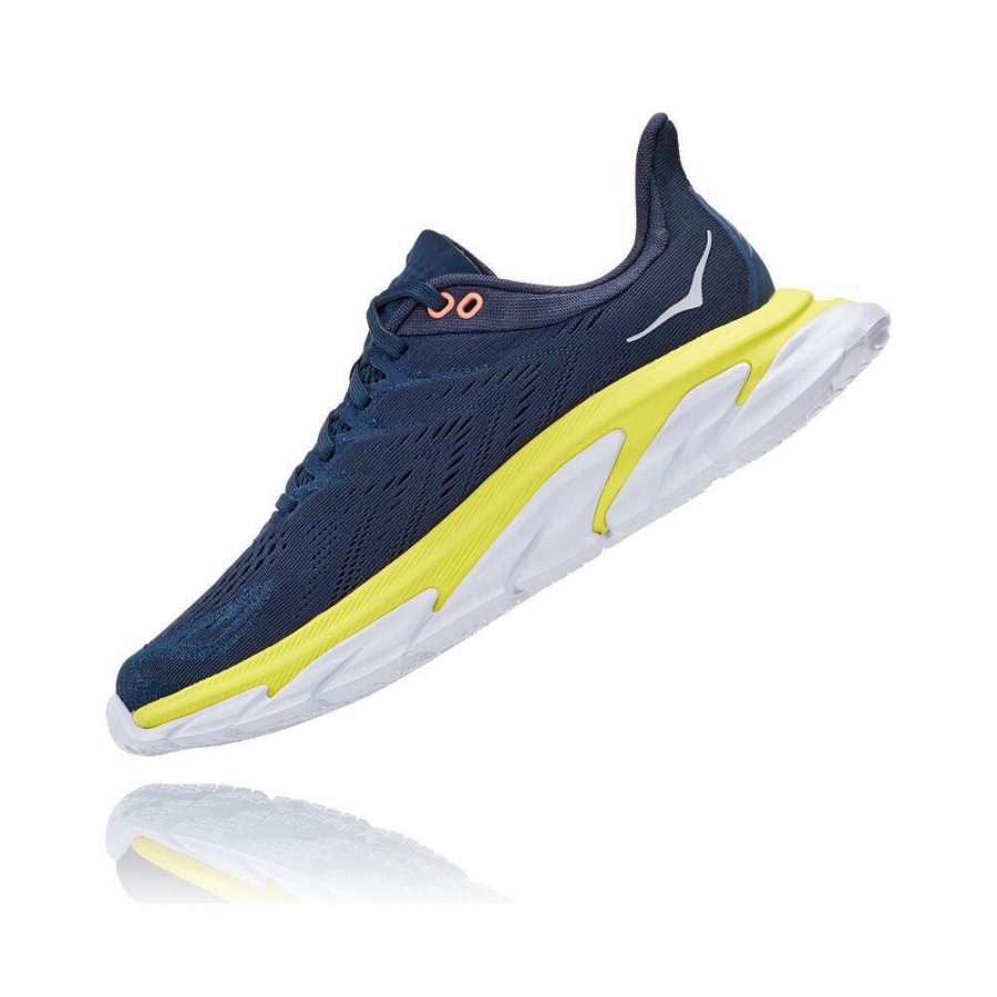 Women's Hoka Clifton Edge Road Running Shoes Navy | US56MYNLW