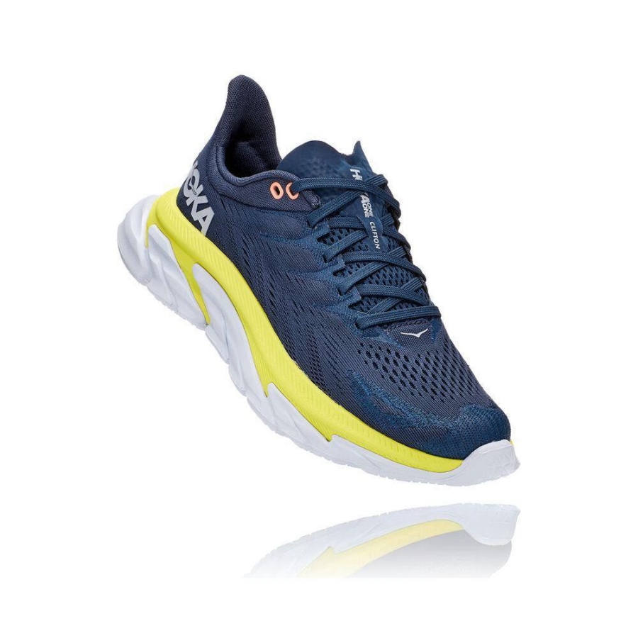 Women\'s Hoka Clifton Edge Road Running Shoes Navy | US56MYNLW