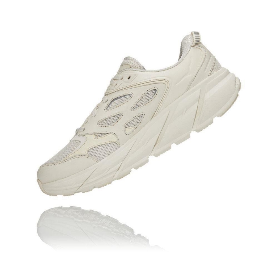 Women's Hoka Clifton L Road Running Shoes White | US18SPOCF