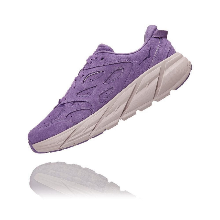 Women's Hoka Clifton L Walking Shoes Purple | US35BGQPC