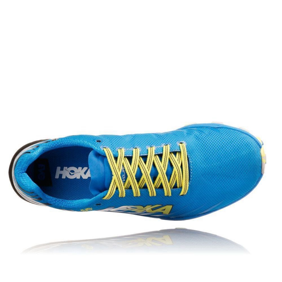 Women's Hoka EVO Jawz Trail Running Shoes Blue | US20XJBKO