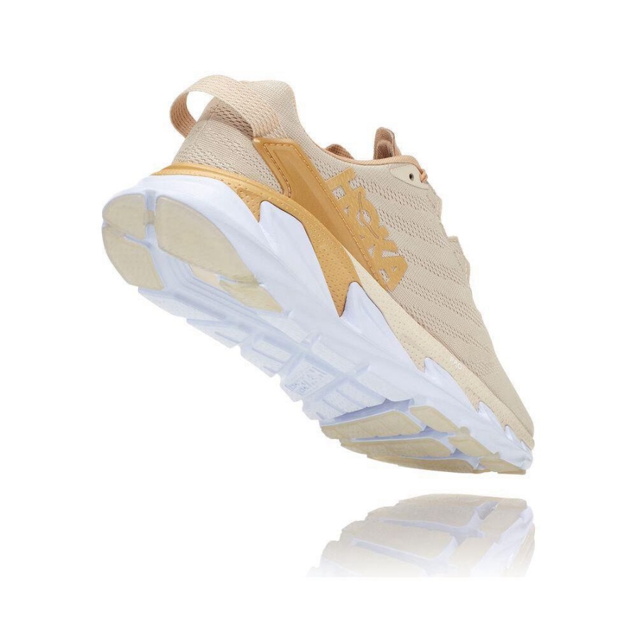 Women's Hoka Elevon 2 Road Running Shoes Beige | US47SUJDV