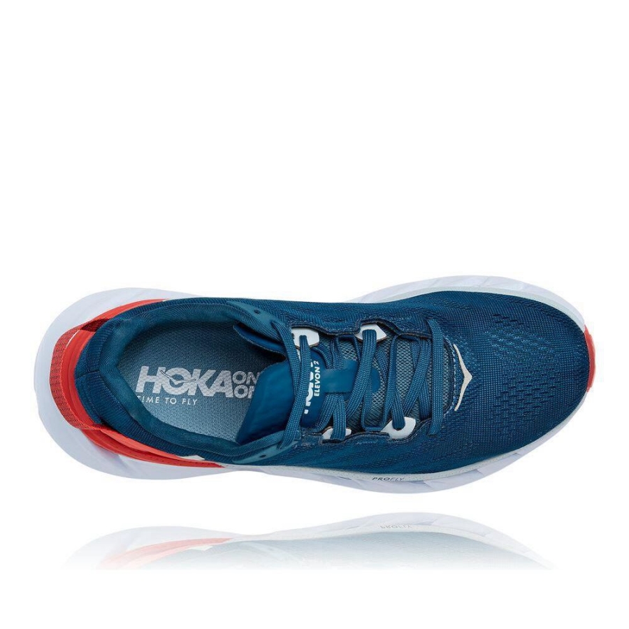 Women's Hoka Elevon 2 Road Running Shoes Navy | US53YRKDO