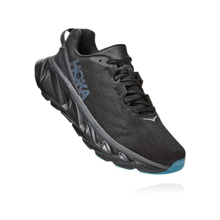 Women\'s Hoka Elevon 2 Walking Shoes Black | US17FVCOU