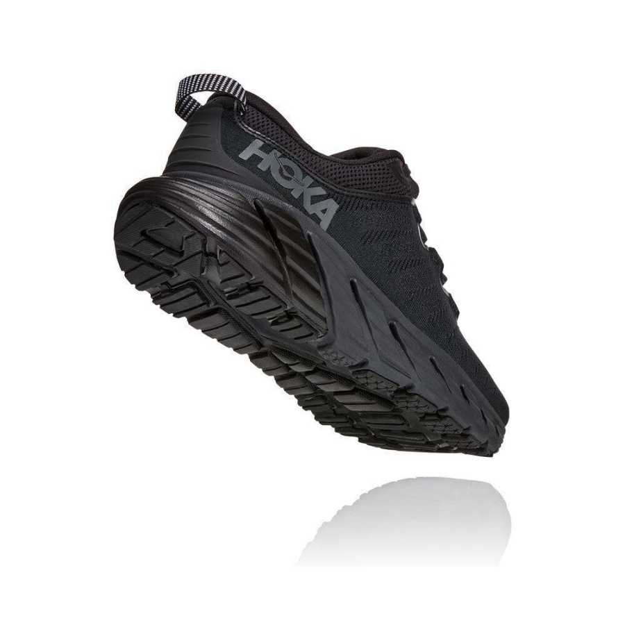 Women's Hoka Gaviota 3 Running Shoes Black | US47LHEKT