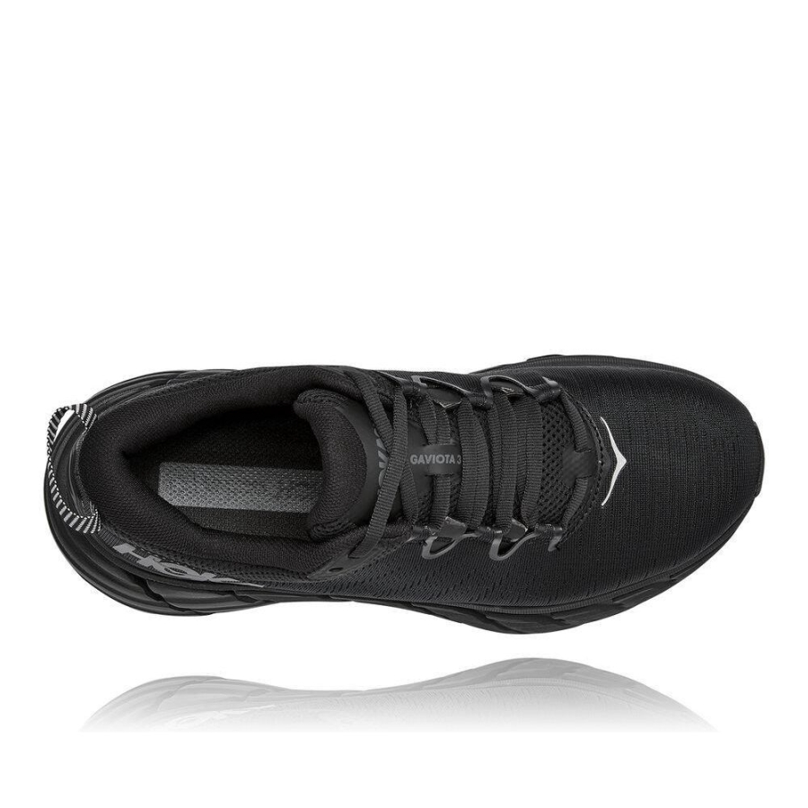 Women's Hoka Gaviota 3 Walking Shoes Black | US96EGQAV