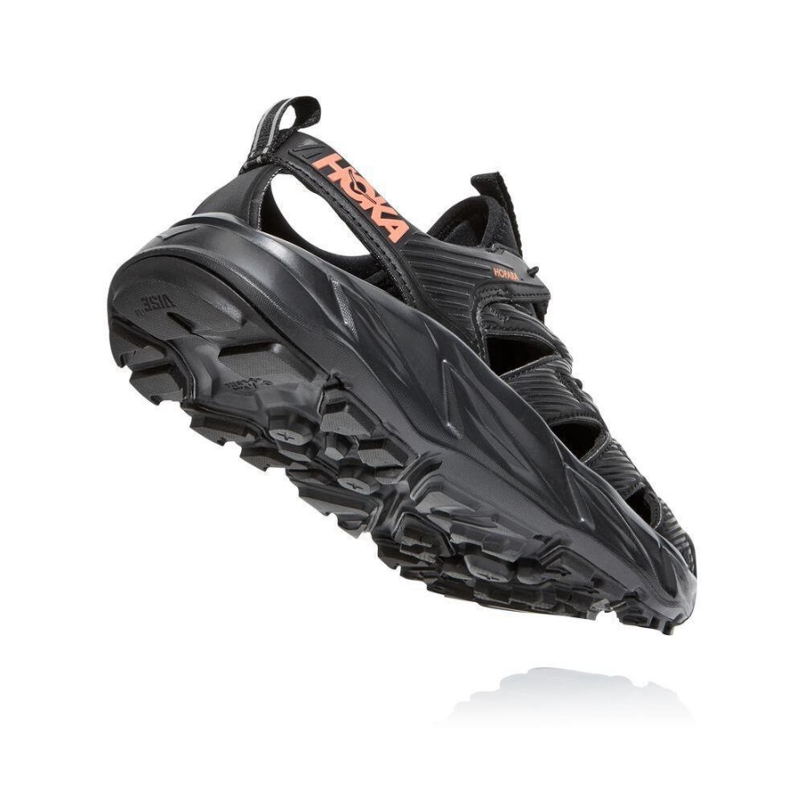 Women's Hoka Hopara Hiking Sandals Black | US65JALWG