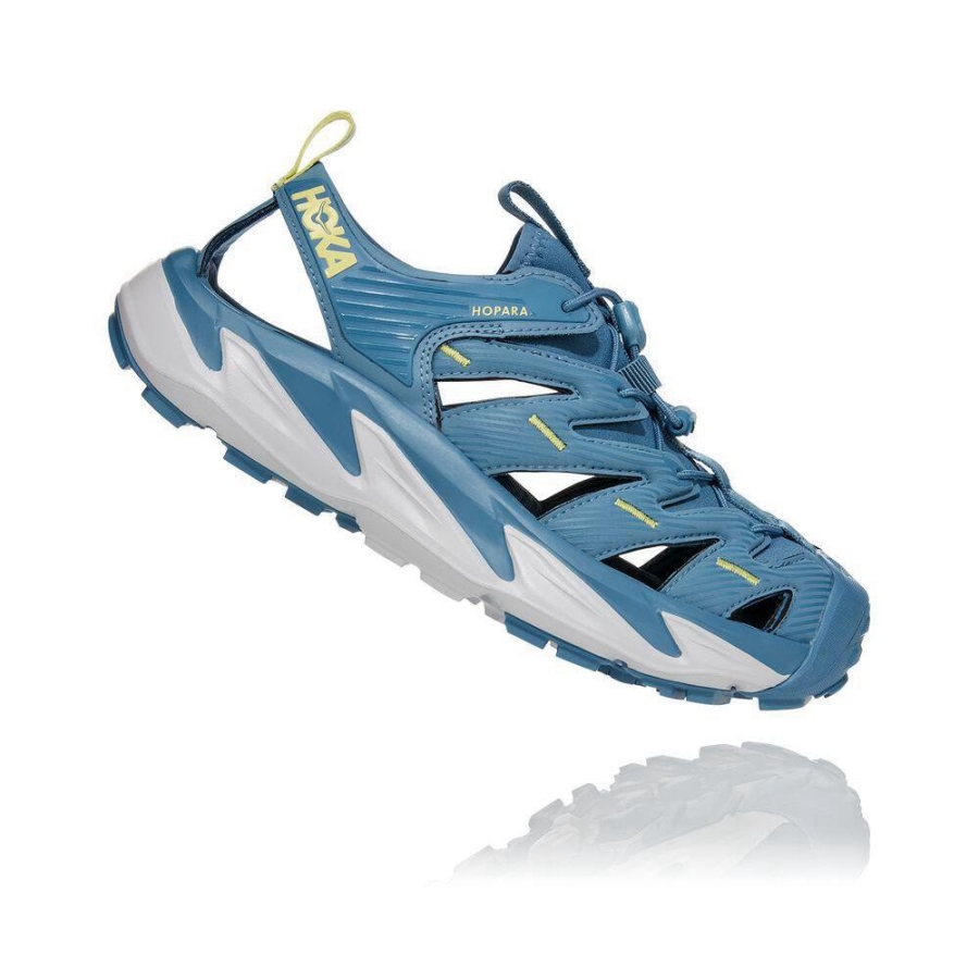 Women's Hoka Hopara Hiking Sandals Blue | US72BVXFW