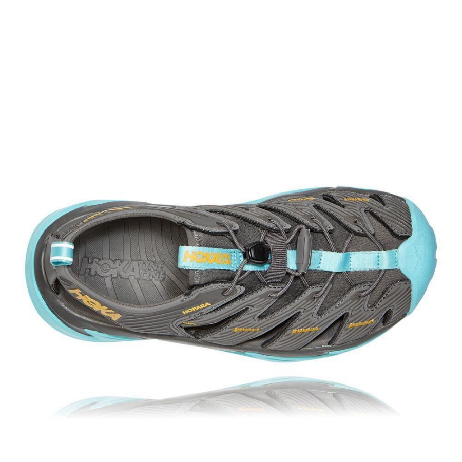 Women's Hoka Hopara Hiking Sandals Grey | US75OFSGN