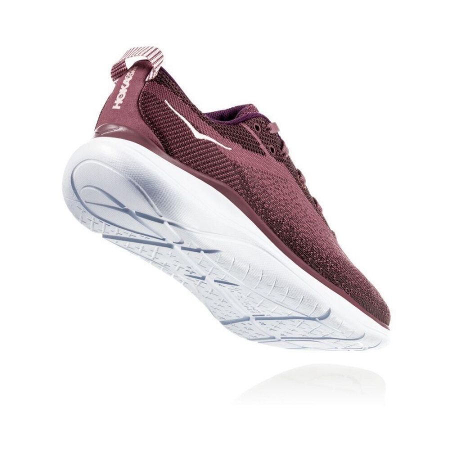 Women's Hoka Hupana Flow Sneakers Burgundy | US45QZJIA