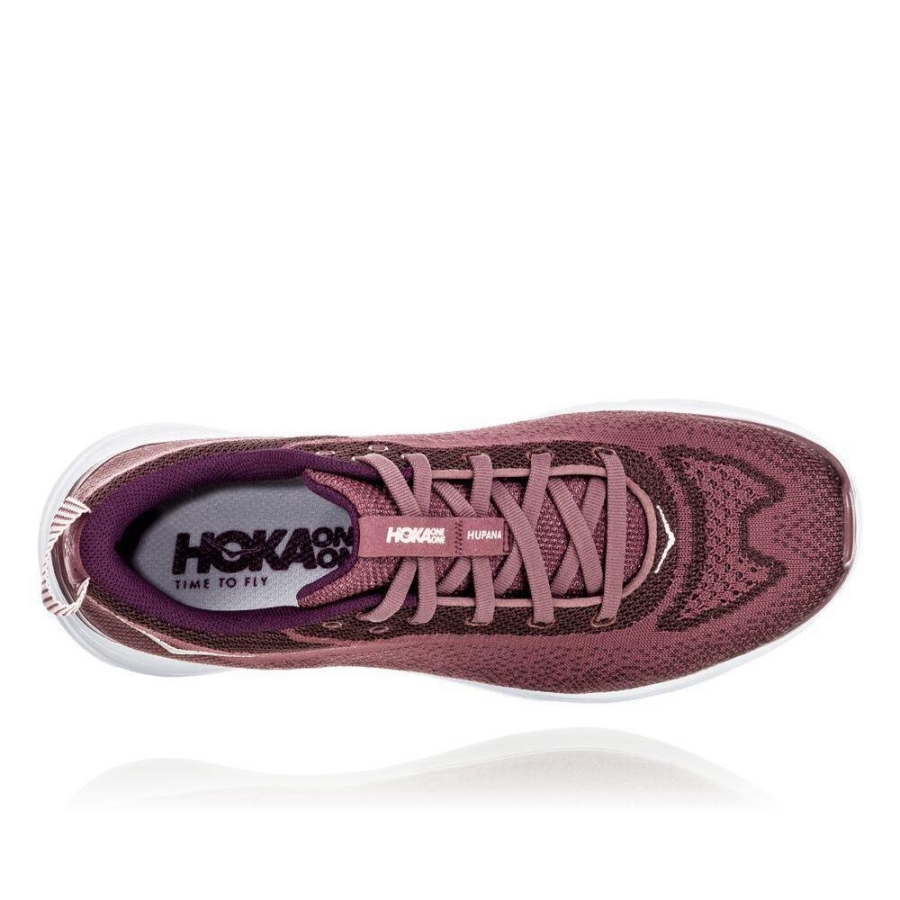 Women's Hoka Hupana Flow Sneakers Burgundy | US45QZJIA