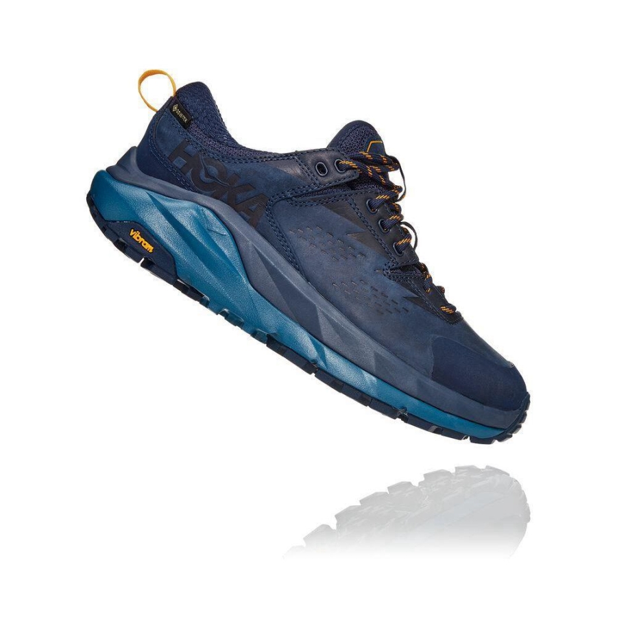 Women's Hoka Kaha Low GTX Sneakers Blue | US41PQKFE