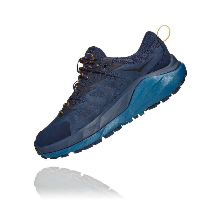 Women's Hoka Kaha Low GTX Sneakers Blue | US41PQKFE