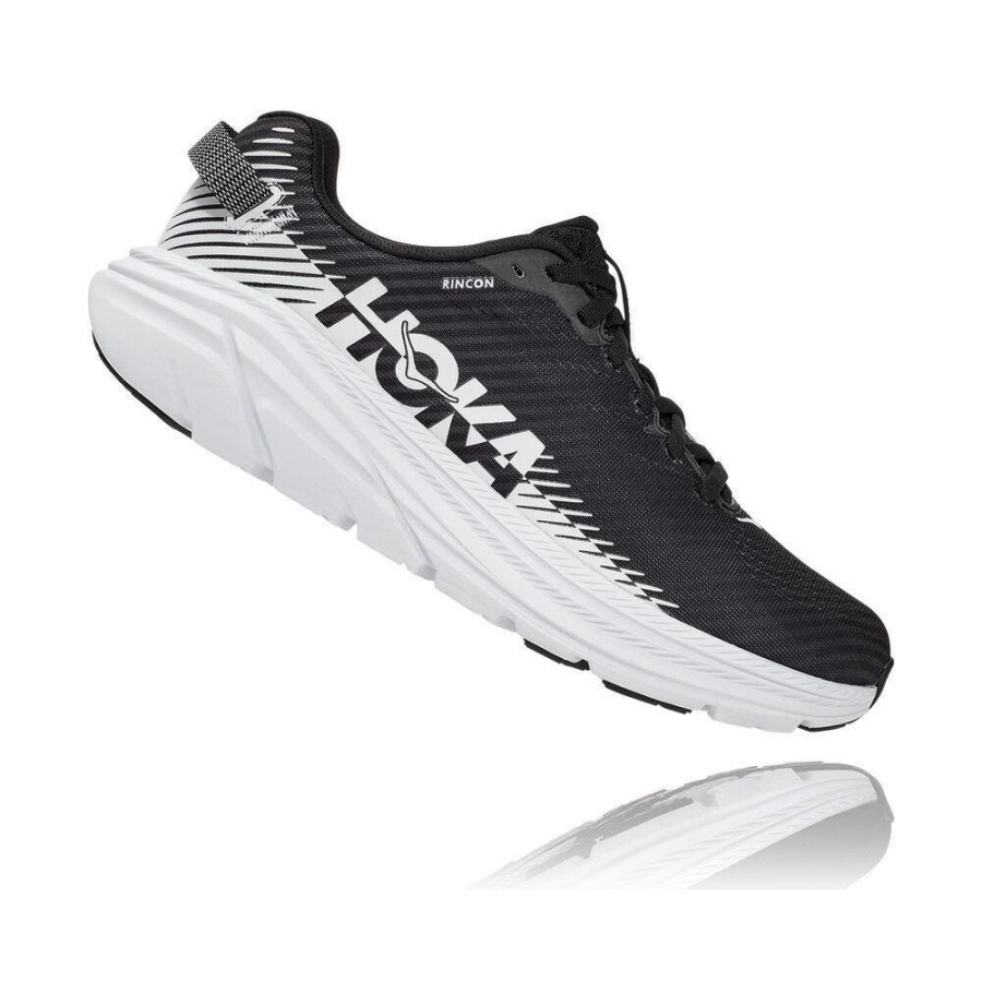 Women's Hoka Rincon 2 Road Running Shoes Black | US59JBRZL