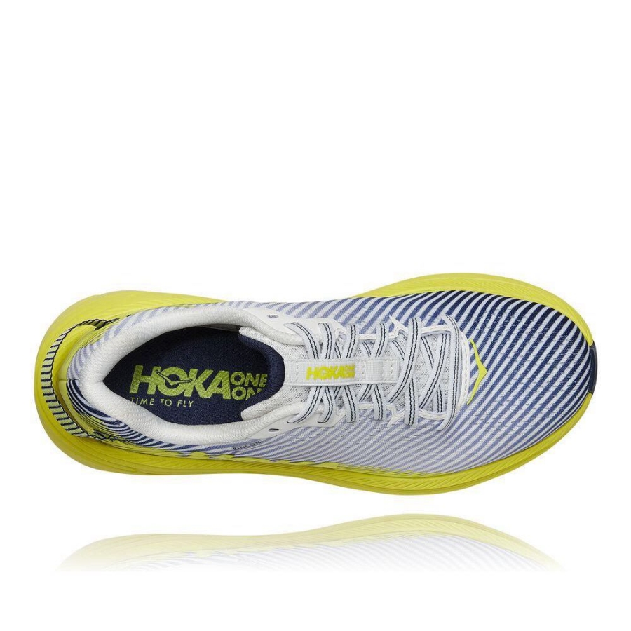 Women's Hoka Rincon 2 Road Running Shoes White | US82CJZWM