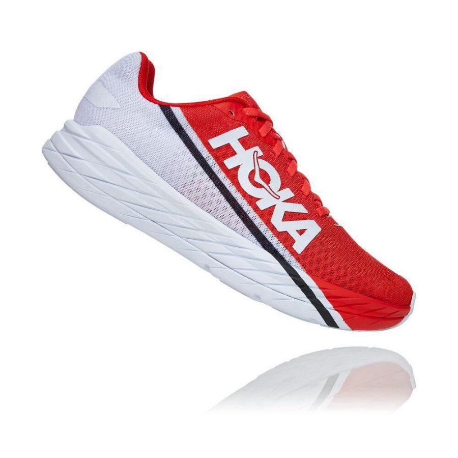 Women's Hoka Rocket X Road Running Shoes Red | US21TKCJW