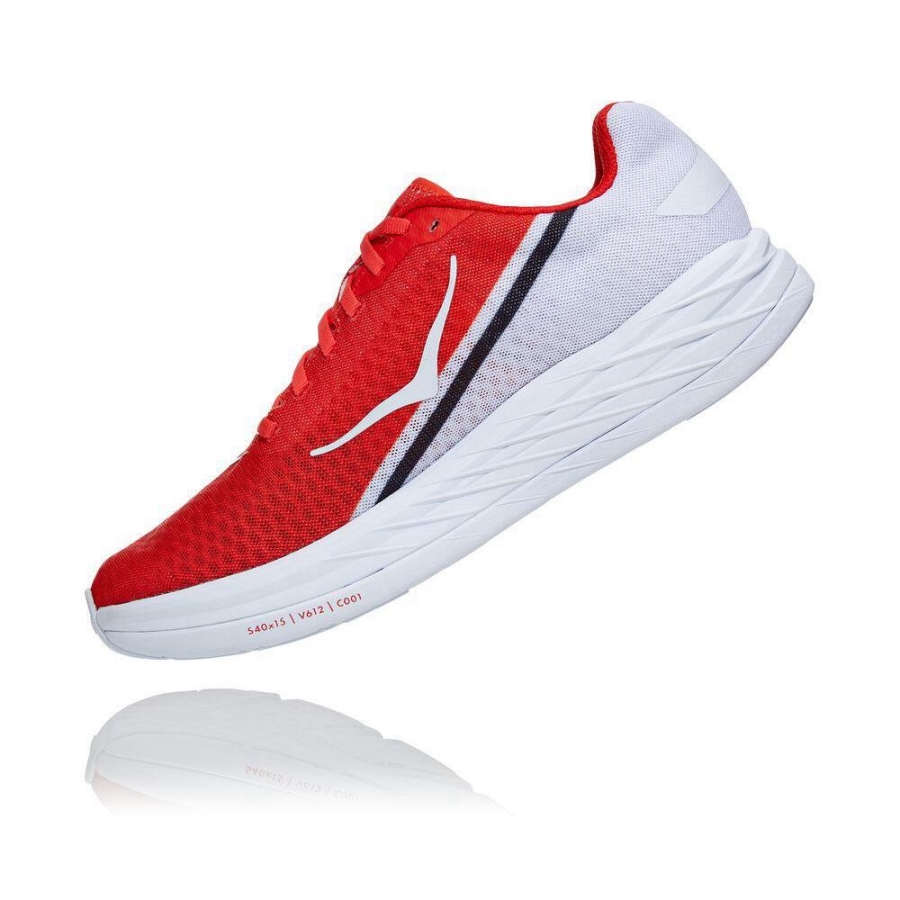 Women's Hoka Rocket X Road Running Shoes Red | US21TKCJW