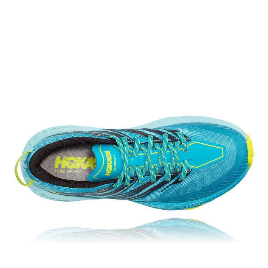 Women's Hoka Speedgoat 4 Running Shoes Blue | US52LUTIE