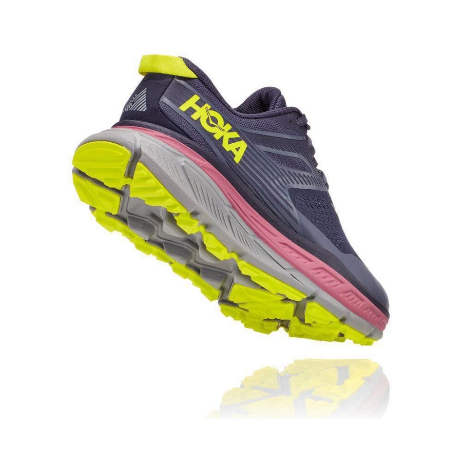 Women's Hoka Stinson ATR 6 Hiking Shoes Navy / Pink | US41WAPUD