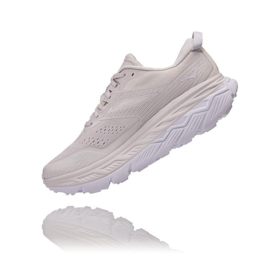 Women's Hoka Stinson ATR 6 Hiking Shoes White | US43QMXLH