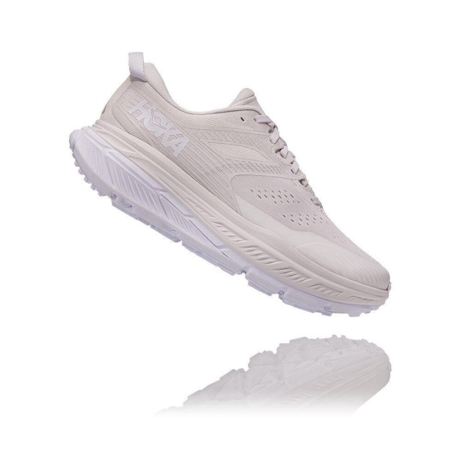 Women's Hoka Stinson ATR 6 Trail Running Shoes White | US69JYWXO