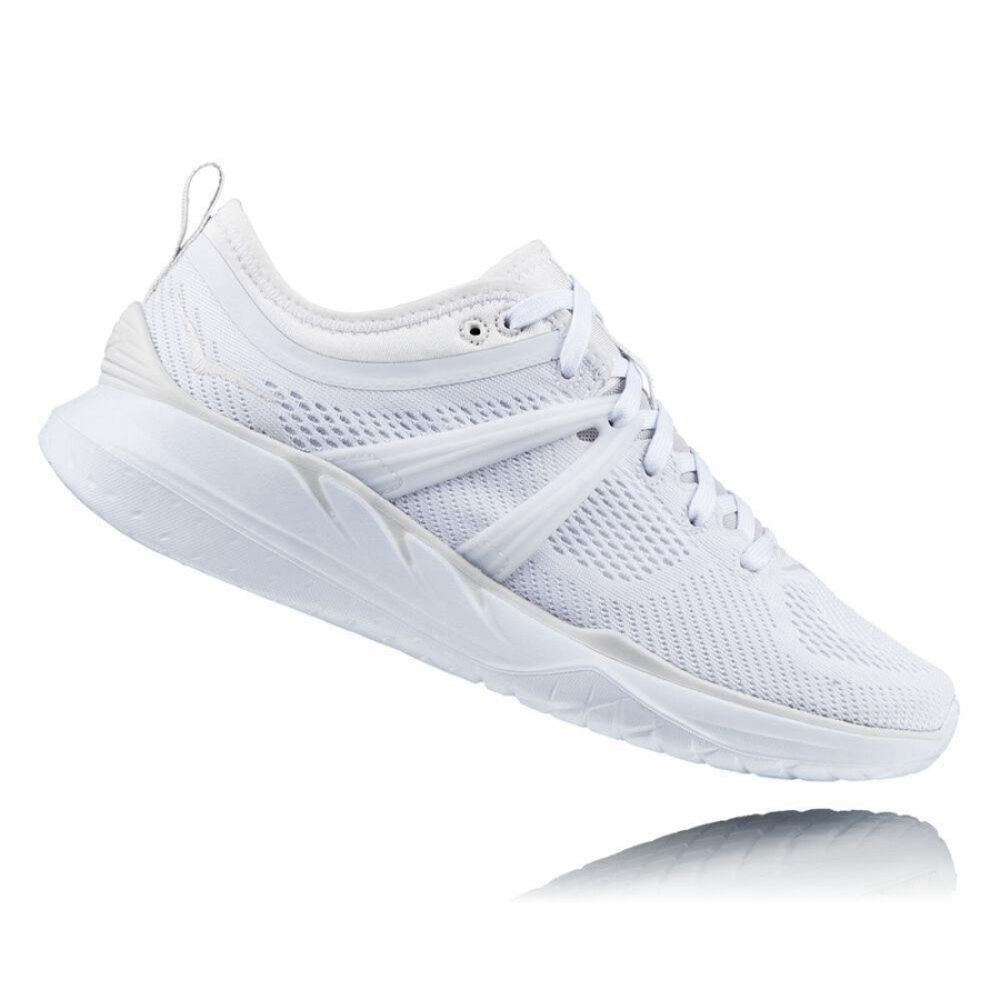 Women's Hoka Tivra Road Running Shoes White | US32FTIKG